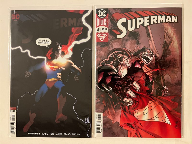 16 SUPERMAN DC COMICS 2018 Bendis Lot #1-4 4-10 11 14 17 17 18 Some Variants