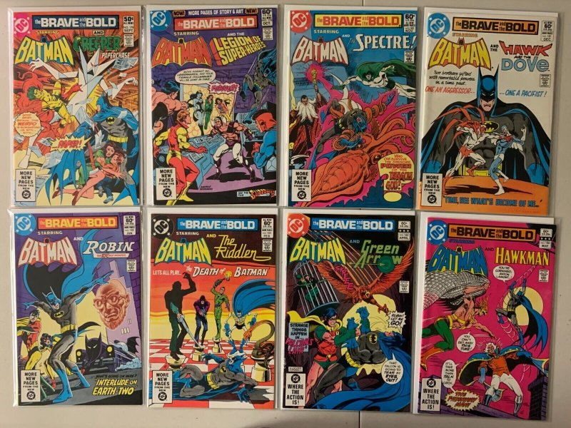 Batman Brave and the Bold comics run #170-199 28 diff avg 8.0 (1981-83)