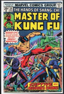 Master of Kung Fu #34 (1975) Master of Kung Fu / Shang-Chi