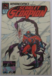 Americomics #6 (Mar 1984, AC Comics) VG condition (4.0), Origin Scarlet Scorpion