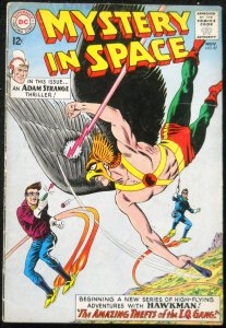 MYSTERY IN SPACE #87 VG ADAM STRANGE HAWKMAN DOUBLE FEATURE
