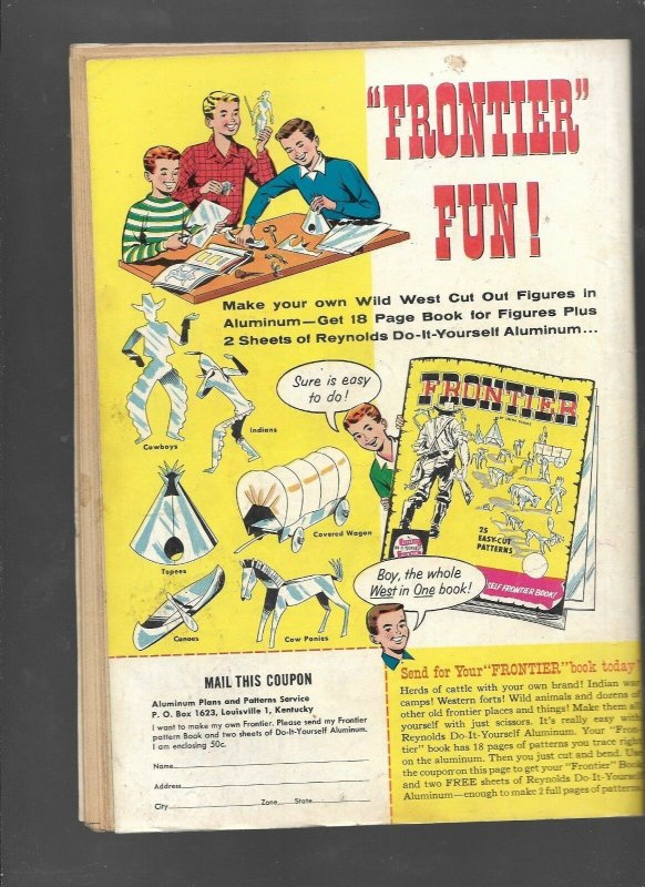 NEW FUNNIES #231 - WOODY WOODPECKER, YOUR FIRED! - (6.0) 1956