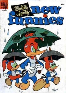 New Funnies (Walter Lantz ) #211 GD ; Dell | low grade comic Woody Woodpecker Se