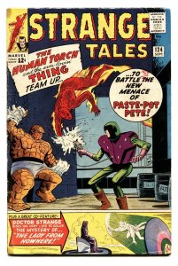 STRANGE TALES #124 comic book 1964-DR STRANGE--HUMAN TORCH THING VG