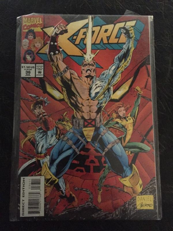 X-FORCE / X-FORCE-DELUXE / LOT OF 9 TOTAL / MARVEL--1990's