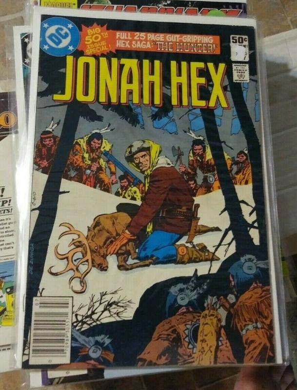 JONAH HEX # 50 1980 DC  WESTERN  the hunter  1st apperance Emmylou Hartley kry