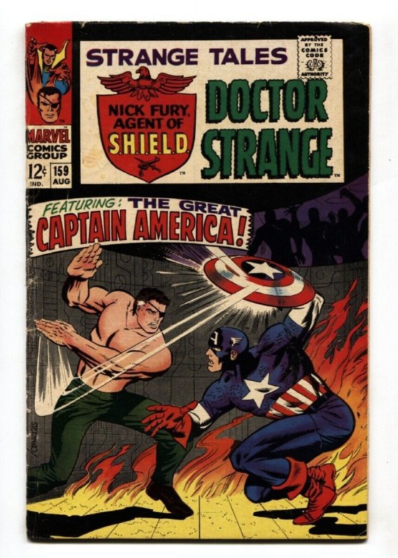 Strange Tales #159 1967 Captain America -1st Val comic book