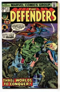THE DEFENDERS #27--HULK--DR. Strange--1st Starhawk--comic book