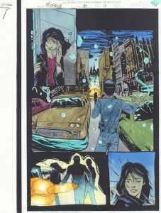 Morbius: The Living Vampire #30 p.11 / 16 Color Guide Art - City by John Kalisz