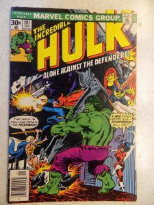 INCREDIBLE HULK # 207 MARVEL ACTION ADVENTURE DEFENDERS