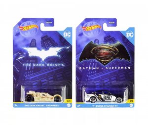 Batman Theme 5 piece Set DC Comics Series Diecast Models by Hot Wheels