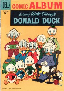Comic Album #3 GD ; Dell | low grade comic September 1958 Donald Duck