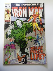 Iron Man #19 (1969) VG Condition cover detached at top staple