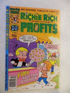 RICHIE RICH PROFITS # 40 HARVEY CARTOON ADVENTURE FUNNY