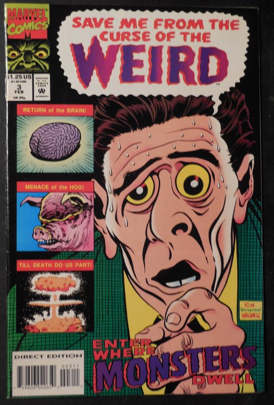 Curse of the Weird #3 (1994) Heath & Wolverton Art