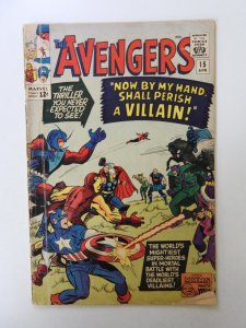 The Avengers #15  (1965) GD+ condition