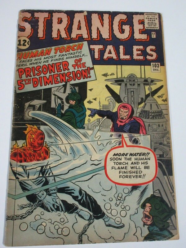 STRANGE TALES  #103 (Marvel,12/1962)   (GOOD) Human Torch!