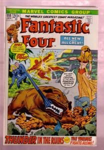 FANTASTIC FOUR #118 1972-INVINSIBLE GIRL-TORCH-THING-FF VG/FN