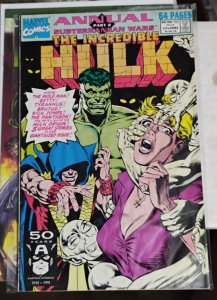 INCREDIBLE HULK annual  # 17 1991 marvel  dieney subterranean wars pt 2