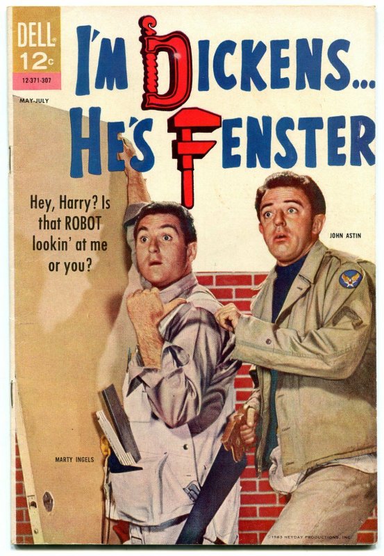 I'm Dickens He's Fenster #1 1963- Dell comics- John Astin Marty Ingels FN