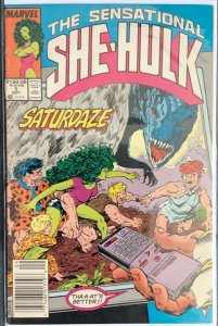 The Sensational She-Hulk #5 Newsstand Edition (1989, Marvel) VF/NM