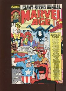 Marvel Age Annual #3 - Wraparound Cover (6.5) 1987