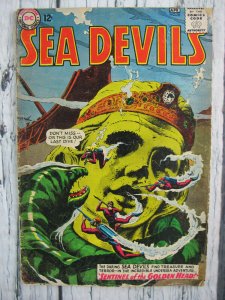 Sea Devils #16 DC Comic Silver Age 1964 VG+