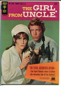 Girl from U.N.C.L.E. #1 1966-Gold Key-1st issue-Stefanie Powers-N. Harrison-VF-