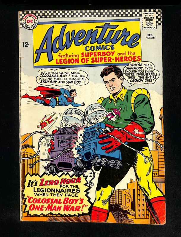 Adventure Comics #341  Superboy! Legion of Super-Heroes!