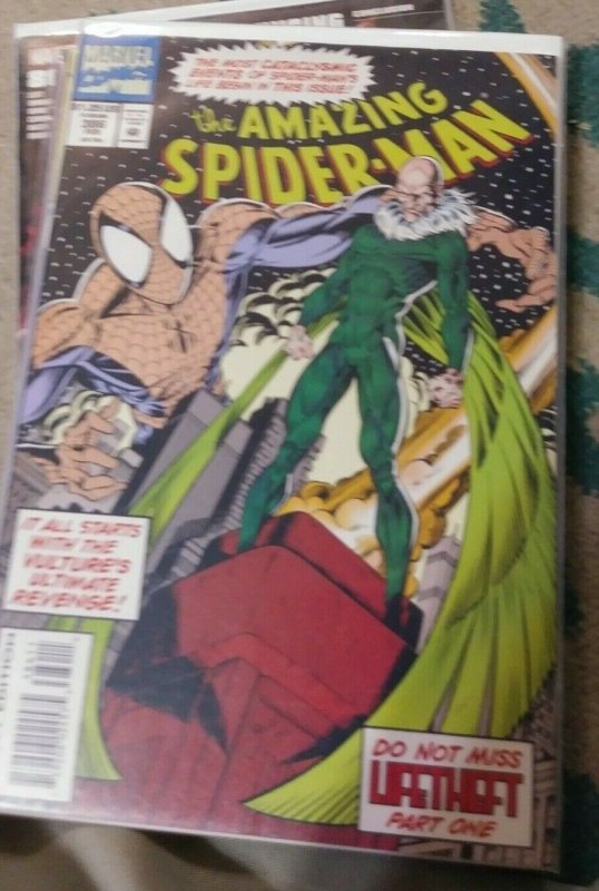 Amazing Spider-Man  # 386 1994 MARVEL  disney LIFE THEFT PT 1 VULTURE