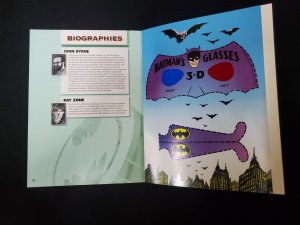 BATMAN 3D GRAPHIC NOVEL with Bound unused 3D GLASSES Inside 1990 Byrne DC NM
