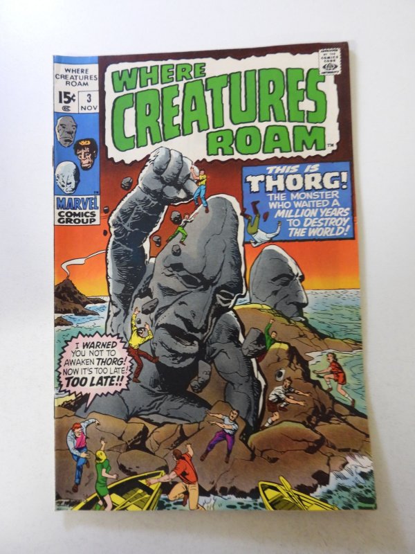 Where Creatures Roam #3 (1970) FN/VF condition