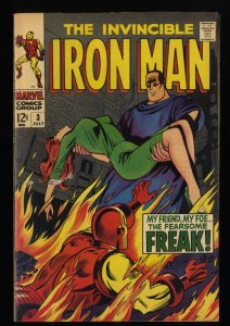 Iron Man #3 FN+ 6.5 Johnny Craig Cover and Art!