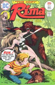 Rima, the Jungle Girl #7 VF ; DC | Joe Kubert Last Issue Bear