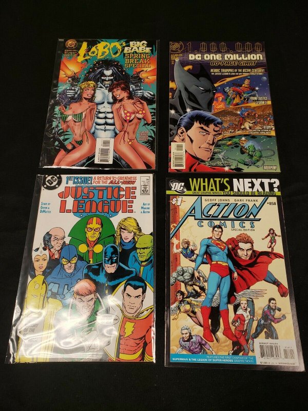 DC #1'S 8PC (FN/VF) LOBO'S BIG BABE SPRING BREAK SPECIAL, MAN-BAT 1987-2010