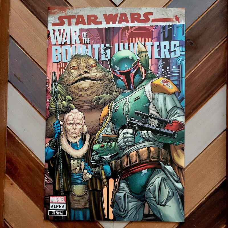 STAR WARS War of Bounty Hunters Alpha #1 NM (Marvel 2021) Elite/Comic Kingdom