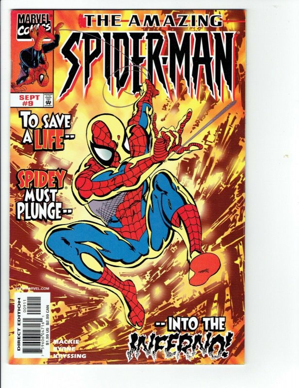 The Amazing Spider-Man #9 (450) (1999, Marvel) NM Vol 2 John Byrne Art