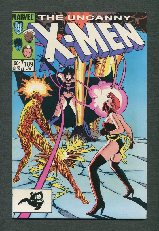 Uncanny X-Men #189  / 9.2 NM- /  January 1985