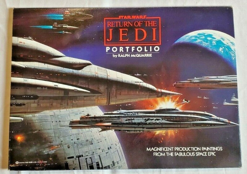 Star Wars Return of the Jedi Portfolio Ralph McQuarrie 1983 20 Plates 11X15 NM