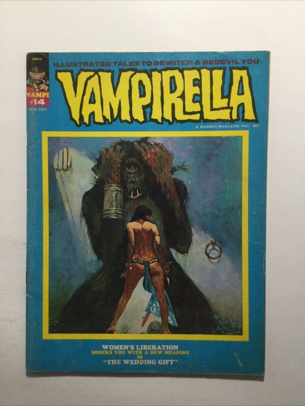 Vampirella 14 Nov 1971 Very Good Vg 4.0 Warren Magazine