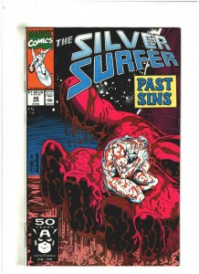 Silver Surfer #48 VF+ 8.5 Marvel Comics 1991 Galactus & Thanos app.