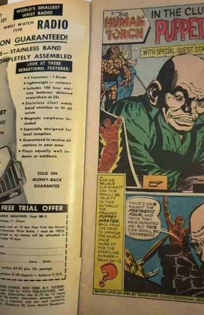 Strange Tales #116 (1964)Human torch vs the Thing