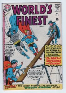 WORLD’S FINEST #154 - 2.5 - OW- Superman - Batman - Super Sons