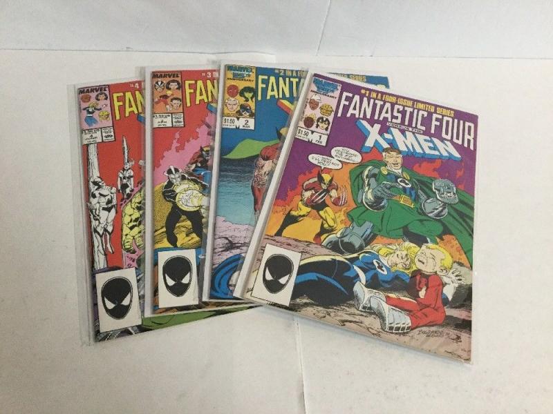 Fantastic Four Vs The X-Men 1-4 Lot Set Run Vf-Nm Very Fine-Near Mint