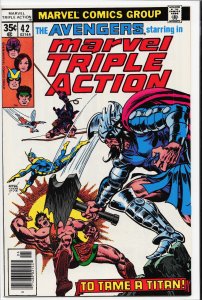 Marvel Triple Action #42 (1978) The Avengers