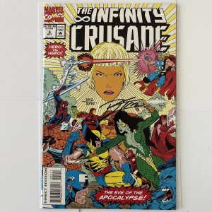 Marvel Comic Books The Infinity Crusade #5. Signed By Ron Lim.  No Coa.  Minty.