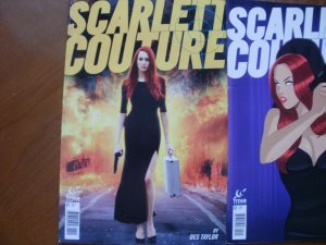 3 Titan Comics SCARLETT COUTURE Comic #1 #2 #3 (Swimsuit Cover (2015) Des Taylor