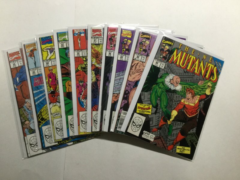 New Mutants 1-100 62 Issue Lot Run Set Very Fine/Near Mint Vf/Nm 9.0 Marvel