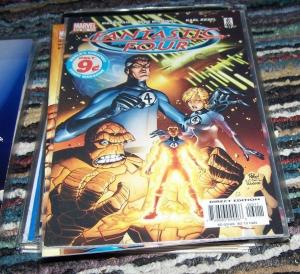 FANTASTIC FOUR #60  (489)  2002 marvel     .09 CENT variant cover