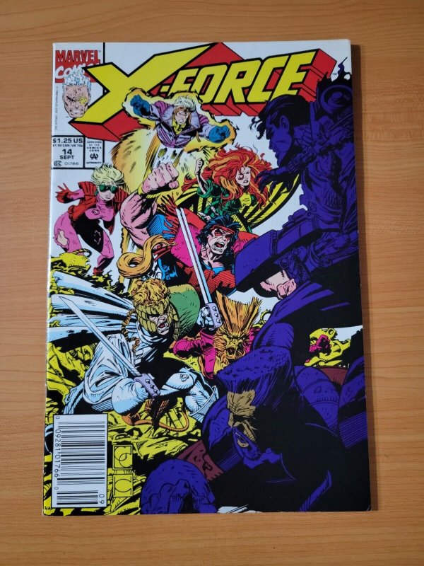 X-Force #14 Newsstand Variant ~ NEAR MINT NM ~ 1992 Marvel Comics